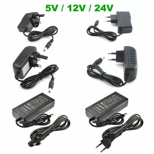 AC TO DC5V 12V 24V 1A 2A 3A 5A 10A For LED Strip CCTV Came Power Supply Adapter