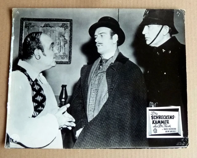 Schreckenskammer des Dr. Thosti * Rathbone AUSHANGFOTO #10 EA ´57 Lugosi Chaney