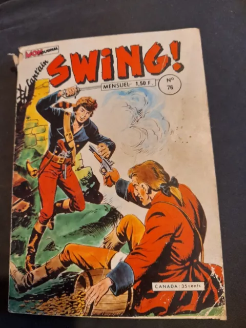 Cap'tain Swing N°76/Aventures Et Voyages/Mon Journal /1972/ Avec Puma Noir