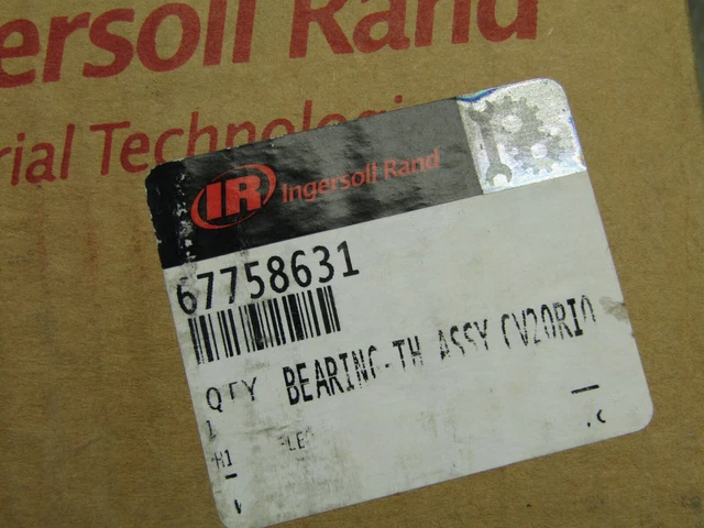 Ingersoll Rand Thrust Bearing Assembly 67758631 Compressor Bearing