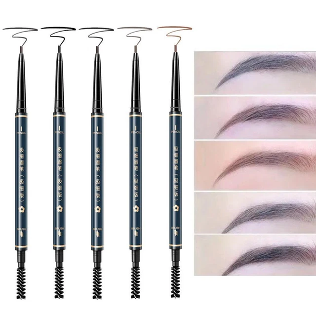 Matita per sopracciglia 5 colori, matita per sopracciglia, trucco occhi, cosmetici impermeabili
