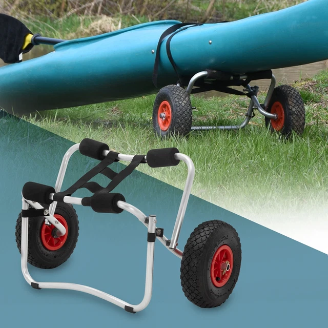 Chariot de transport de planche de surf 4goodz, chariot de bateau pliable, pneus PU