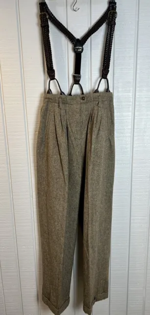 Vintage The limited Trousers And Suspenders Wool Women’s Size 4