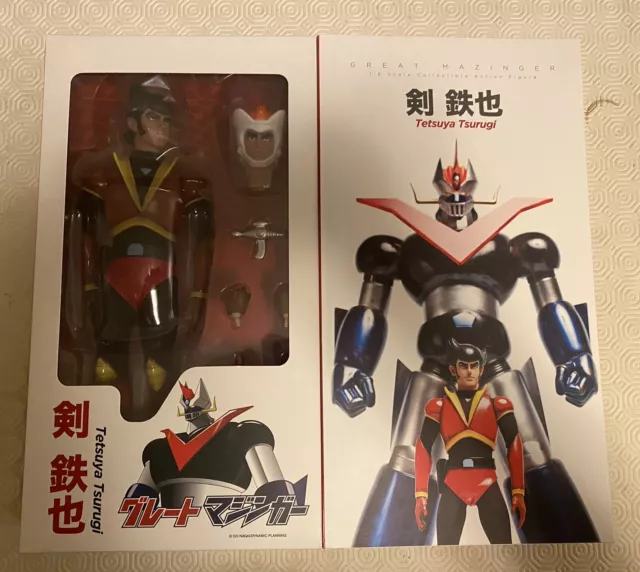 Zc World Great Mazinger Tetsuya Tsurugi 30 Cm Figure Doll New