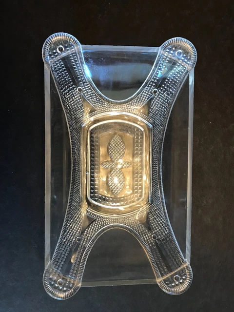 EAPG Adams & Co Curtain Tie Back Rectangular Bowl Celery Dish 9 3/4" x 5 1/2" 2
