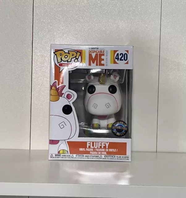 Funko Pop  Despicable Me Unicorn : Fluffy #420  Special Edition!