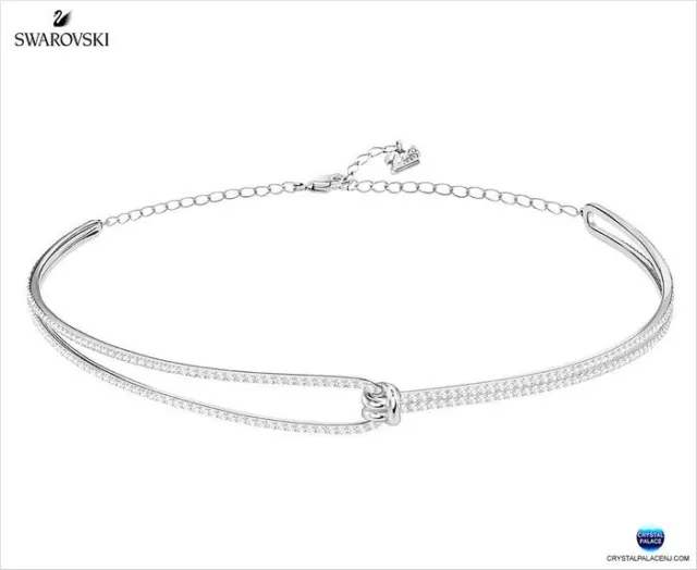 swarovski choker necklace 5390822 CRY/RHS NIB Crystals Rhodium Elegant