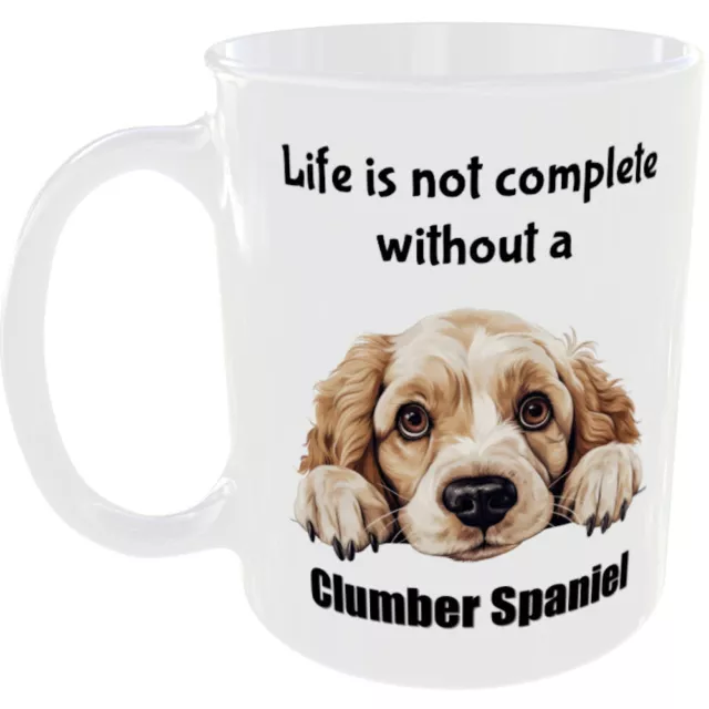 Clumber Spaniel Becher Hundesasse Besitzer Geschenk Kaffee Teetasse Haustierliebhaber Hund Lustig