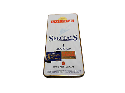 De colección Henri Wintermans Cafe Creme Specials 5 cigarros suaves lata