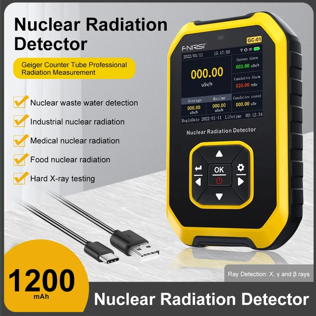 PORTABLE NUCLEAR RADIATION Detector Geiger Counter Xrays Beta Gamma
