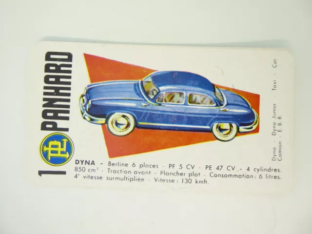 Rare Carte A Collectionner Collectible Card Cafe Lideal - Panhard Dyna