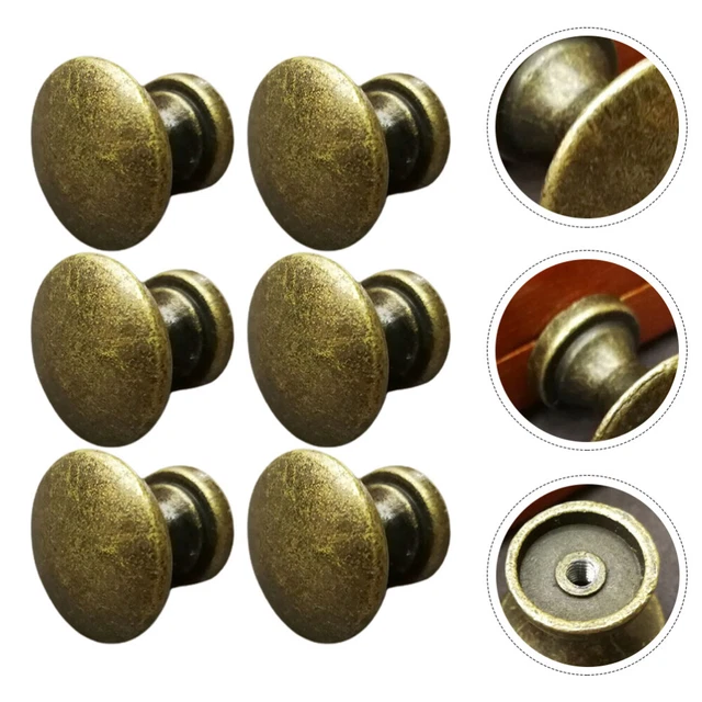 6 Pcs wardrobe knob Boutons D'armoires De Cuisine Poignée Décor Rétro Antique