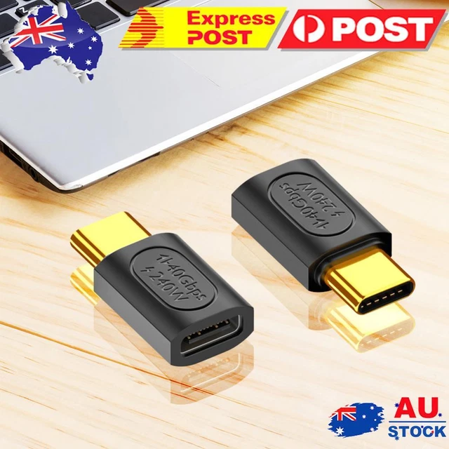 PD240W Mini Adapter HD Video Audio USB C To Type C for Macbook Samsung TV Laptop