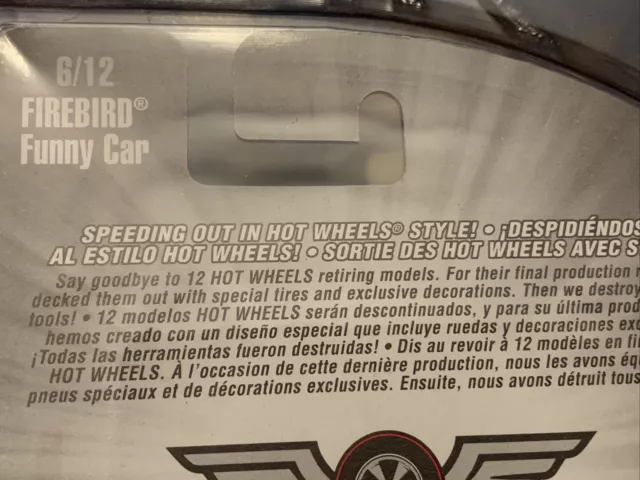 Hot Wheels 2002 Final Run Firebird Funny Car 3