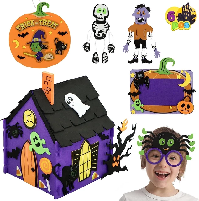 JOYIN HALLOWEEN FOAM Craft Kit for Kids with 3D Haunted House, Photo
