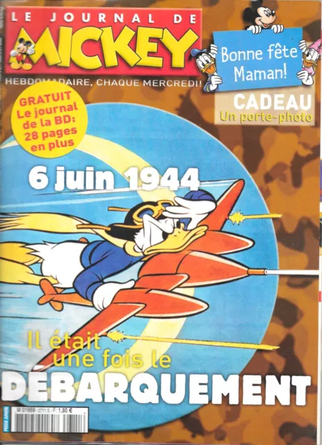 Le Journal de Mickey n° 2711 (02/06/2004) - Le Débarquement + Supplément BD