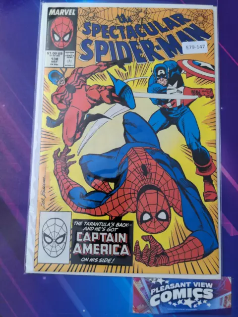 Spectacular Spider-Man #138 Vol. 1 High Grade Marvel Comic Book E79-147