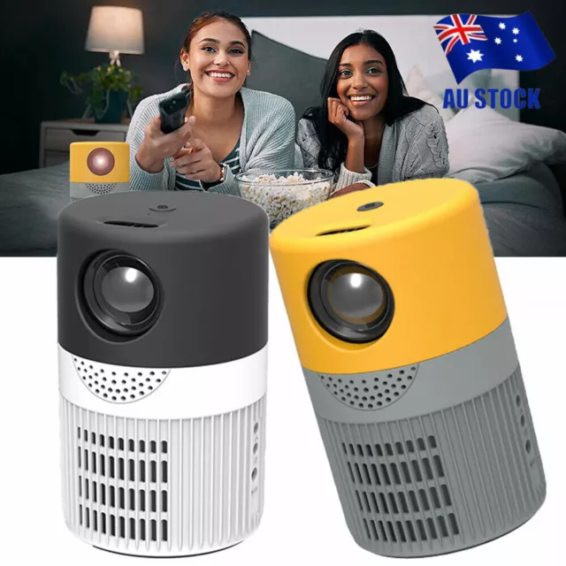 1080P Home Theater Cinema USB HDMI AV SD Mini Portable HD LED Projector AU