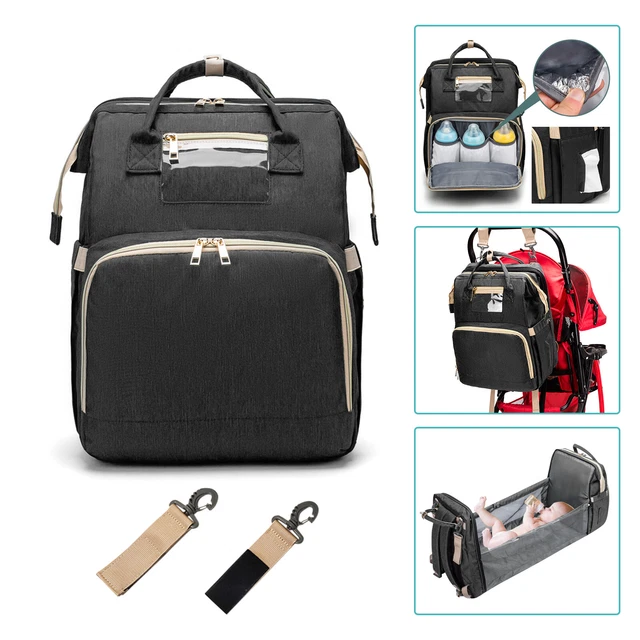 3 in 1 Baby Diaper Bag with Changing Station Portable Mommy Bag Baby travel