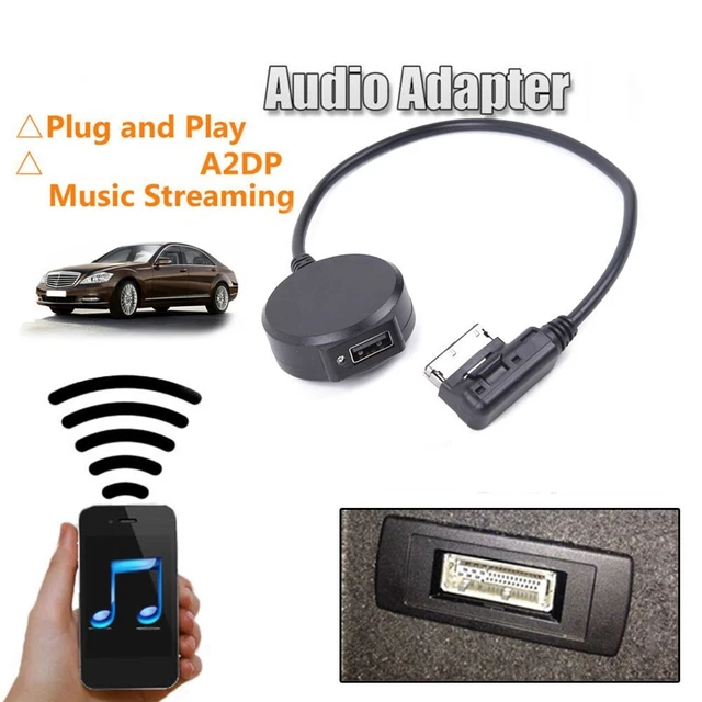 Adaptateur Bluetooth 5.1 USB Pour Voiture - Double Sortie AUX/USB, Plug And Play, Mains Libres Inclus - 3