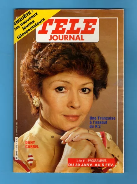 ►Tele Journal N°375 - 1982 - Dany Carrel