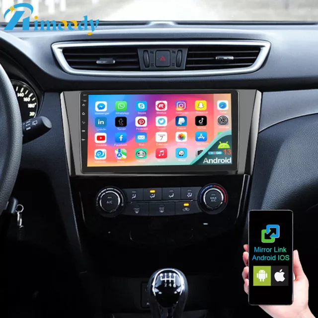 Android 13.0 Car GPS Radio Stereo 32GB For Nissan Xtrail Qashqai Rogue 2014-2018