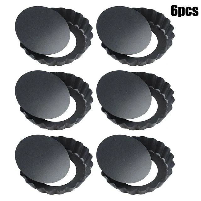 Pentole per torte resistenti antiaderenti mini pizza quiche forme per torte 4 pollici