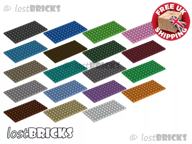 LEGO - Part 3028 - Pack of 1 x NEW LEGO Plate 6x12 + SELECT COLOUR +FREE POSTAGE