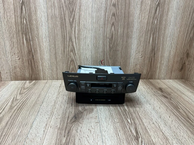 Lexus Ls430 Front Cassette Radio Tape 6 Disc Cd Changer Player Oem 2001-2003