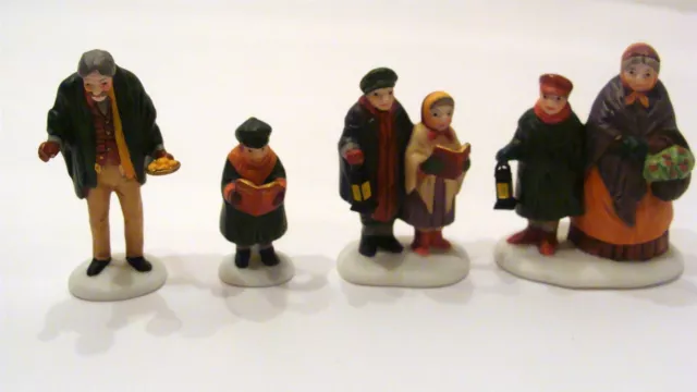 Dept 56 Dickens Village Carolers On The Doorstep 55700 New Retired 1993