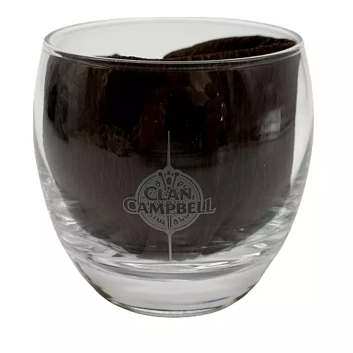 Verre à dégustation de whisky Clan Campbell - Logo Gravé