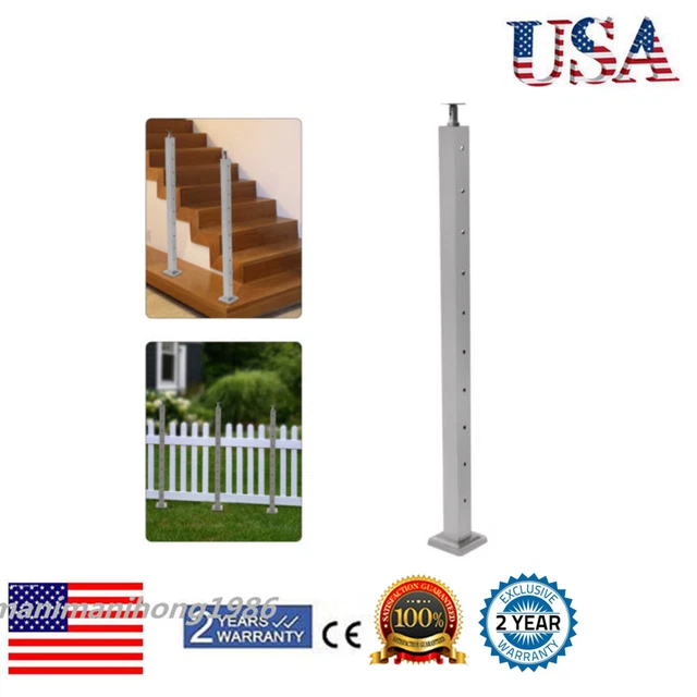 MINIMALIST BRUSHED HANDRAIL Railing Stair Rail with Installation Kit