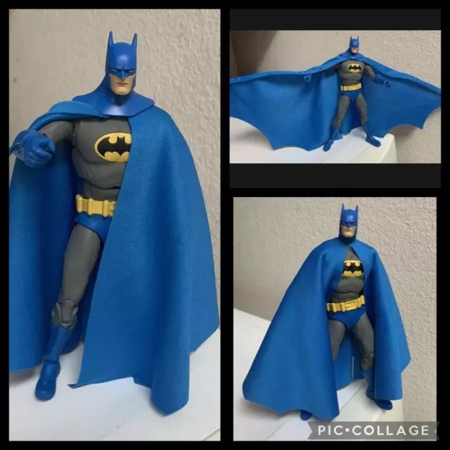 CUSTOM MCFARLANE BATMAN Animated WIRED CAPE ONLY 1/12 Dc