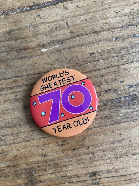 Insignia de cumpleaños 70 4,5 cm