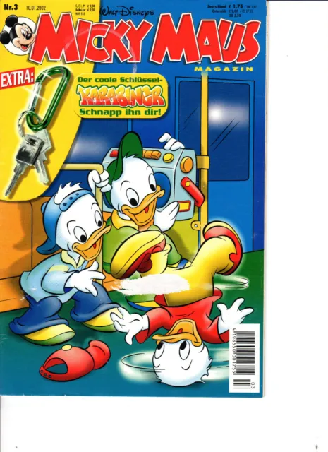 Walt Disneys Micky Maus Magazin Ausgabe Nr. 3 vom 10.01.2002