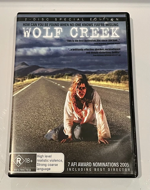 Wolf Creek DVD 2005 John Jarratt 2-Disc Special Edition Horror Region 4