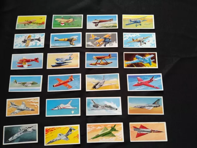 Lyons Tea aviation cards full set