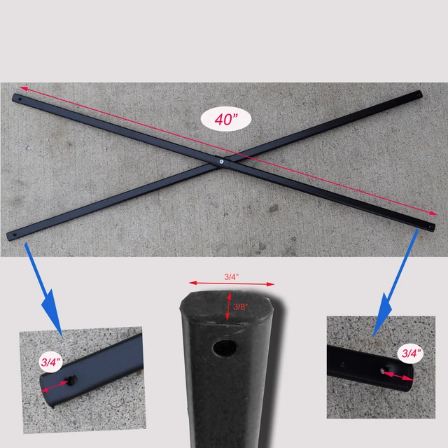 Ozark Trail First Up 10 X 10 Canopy MIDDLE TRUSS BAR 40" Replacement Parts