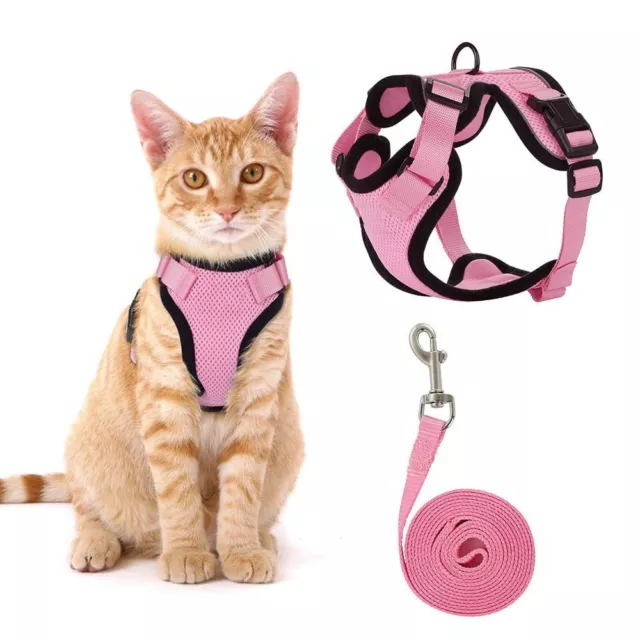Escape Proof Cat Harness and Leash Soft Cat Harness Vest  Walking