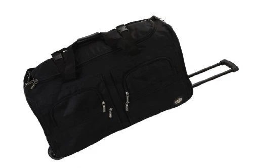 Rockland Rolling Duffel Bag Black 30-Inch