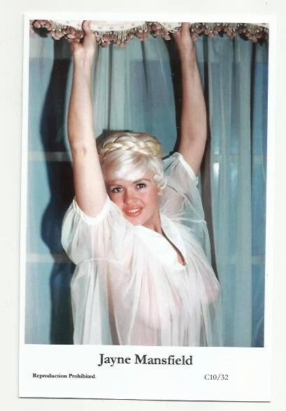 (Bx14) Jayne Mansfield Swiftsure Photo Postcard (C10/32) Filmstar Pin Up Glamor