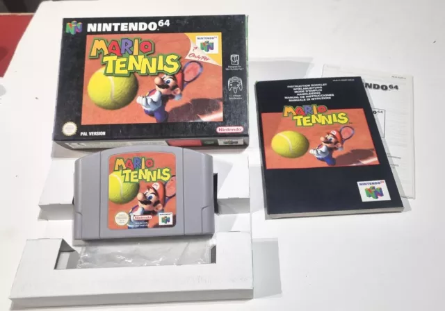 Mario Tennis Nintendo 64 UK Pal N64 Boxed Complete