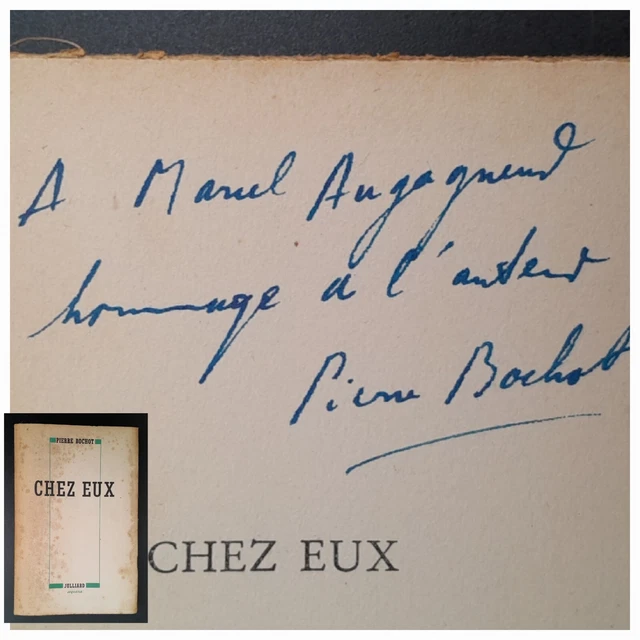 Envoi dédicace Robert BOURGET - PAILLERON La dame de Bouvante 1947 à M