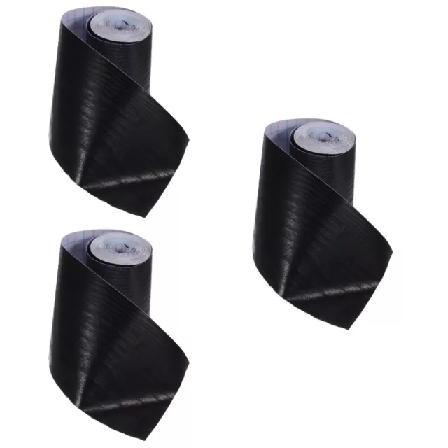 3 Rolls of Flexible Molding Trim Wall Molding Trim Self Adhesive Skirting Board