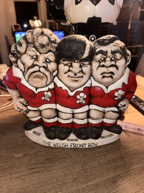 Grogg Welsh Front Row Price Windsor Faulkner Vintage Retro Collectible Rugby U 9