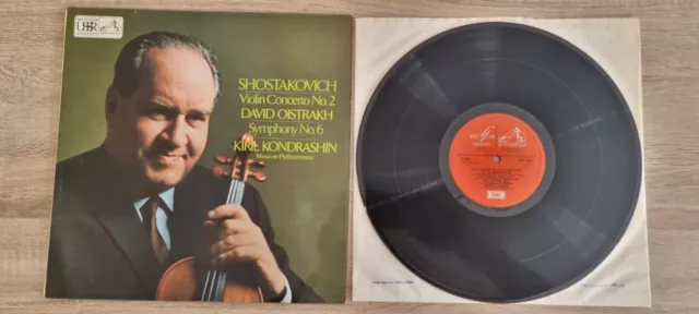 ASD 2447 Shostakovich Violin Concerto no. 3 Oistrakh Kondrashin EMI Melodiya NM