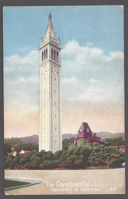 The Campanile University of California Postcard Sather Clock Tower