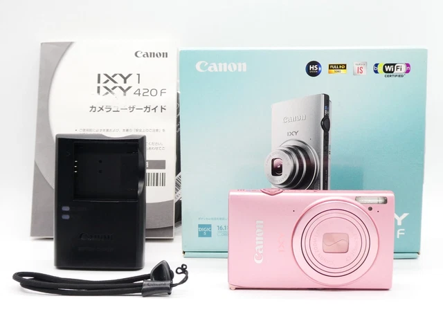 [NEAR MINT+++ IN BOX] Canon IXY 420F PowerShot ELPH 320 HS IXUS 240 HS Pink 2