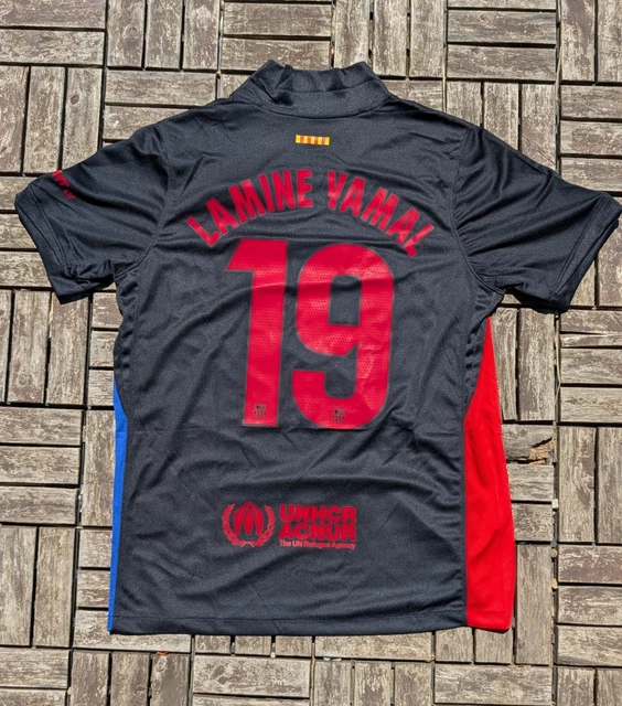 Maillot De Foot FC Barcelone Lamine Yamal #25/26 - Taille M - Neuf