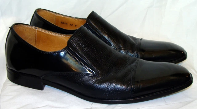 Mercanti Fiorentini Mens Relax Tie Shoe Black Leather Loafers 9.5M Mercanti fiorentini driving shoes - Gem main image 2